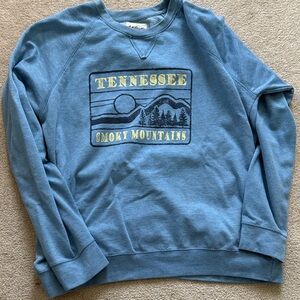 Blue Tennessee Smoky Mountains Men's Sweater